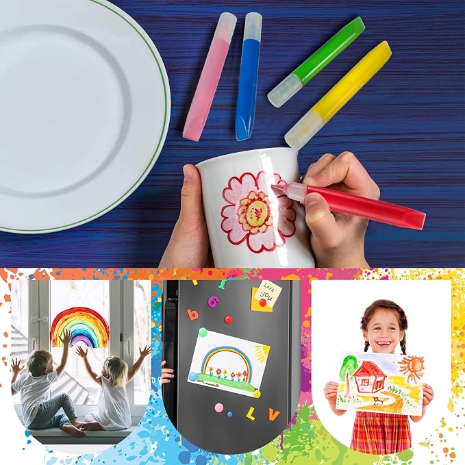 Motipuns 96 Pcs 96 Pcs Suncatcher Paint Pens - Image 6
