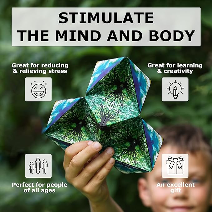 Shashibo DODECA Magnetic Puzzle Cube, Sensory Fidget Toy - Image 4
