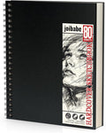 9" x 11" Sketch Book，1 Pack 80-Sheets，Double-Sided Hardbound Sketchbook by Joibabe