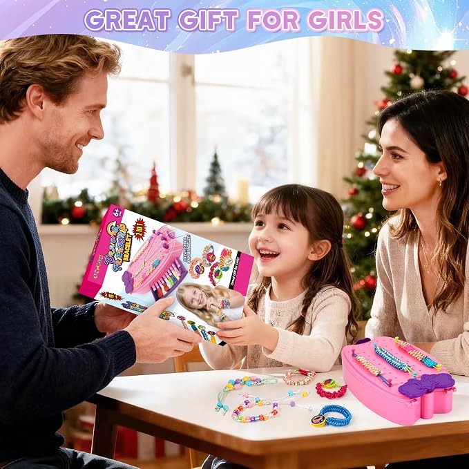 OCHIDO 2 in 1 Friendship Bracelet Kit, Bracelet Making Kit - Image 7