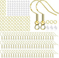Hypoallergenic Earring Hooks 500 PCS/75 Pairs, Earring Making kit | Nickel free by OfficeArtCraftsProducts