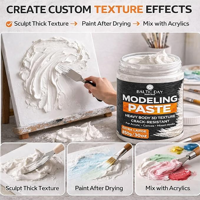 BALTIC DAY - Modeling Paste, 850g/30oz Extra Large Texture Paste - Image 3