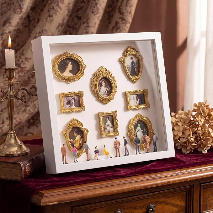 Lineshading DIY Mini Silhouette Shadow Box Museum Frame Kit - Image 2