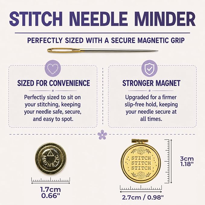 The Quilted Bear Needle Minder - Image 2