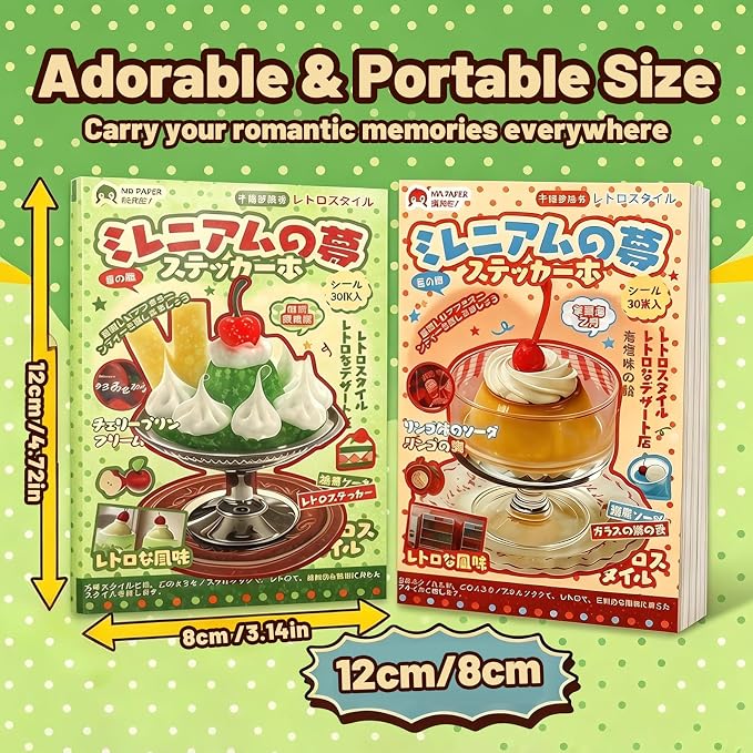 Tmtains 60 Sheets Japanese Sticker Book - Image 2
