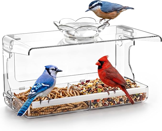WENMIXER Window Bird Feeder by WENMIXER