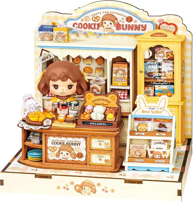 Rolife DIY Miniature House Kit for Adults, Mini Wooden Dollhouse Kit, Tiny by Rolife