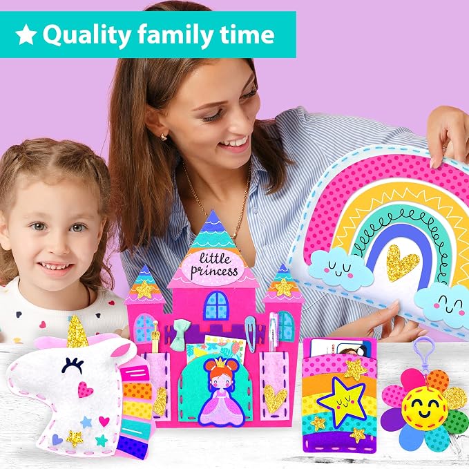 KRAFUN Princess & Unicorn Sewing Kit - Image 6