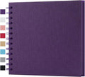 potricher 7 x 7 Inch DIY Scrapbook Album 40 Pages Hardcover Kraft Paper Scrap by potricher