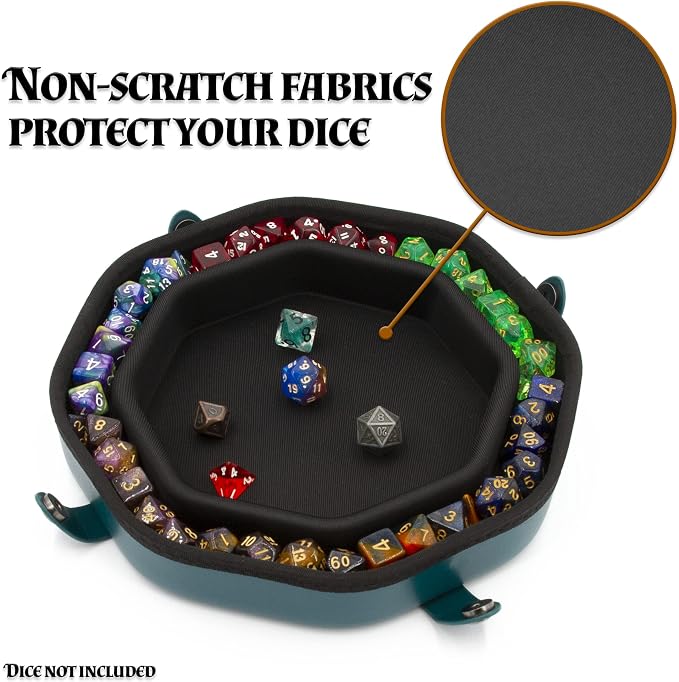 CASEMATIX Dice Tray and Dice Storage Case - Image 5