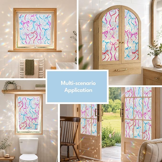 ADD.HERES Window Privacy Film, Stained Glass Decorative Static Cling, Removable - Image 7