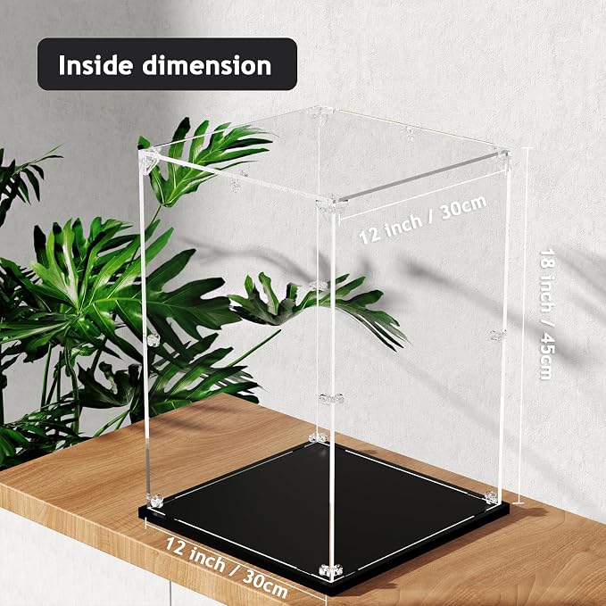 3MM Clear Acrylic Display Case, Self-Assemble Showcase - Image 4