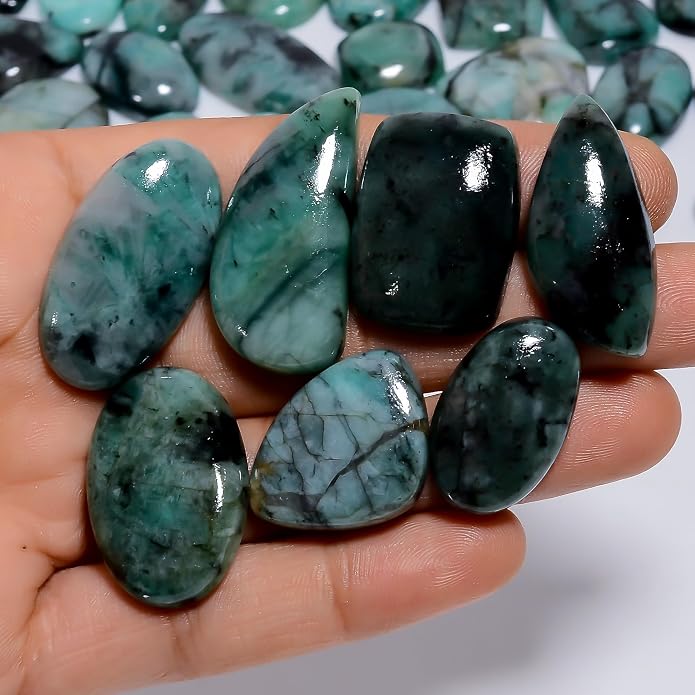 Natural Loose Gemstone 5 Piece Cabochons Lot Jewelry Making Loose Gemstone - Image 2