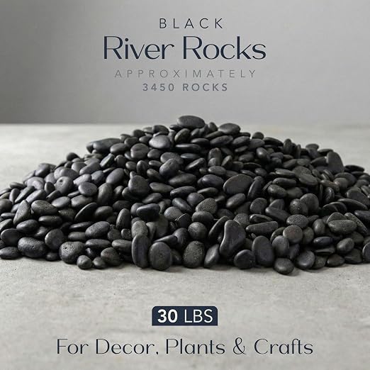 River Rocks Decorative Ornamental Vase Filler 0.5" - Image 2