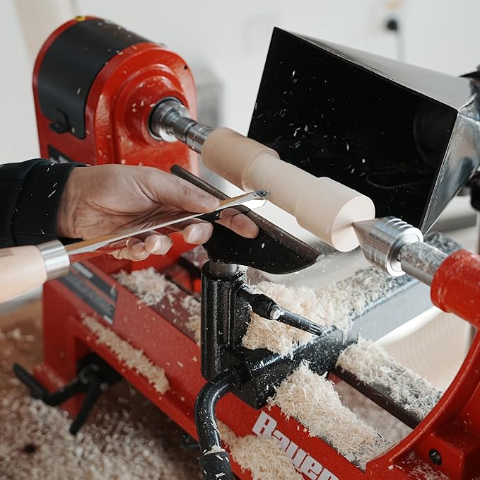 Overall length: 23 3/4" Carbide Tipped Finisher Chisel For Woodturning, Beech handle length: 15 1/2", Tool bar length: 8 1/4", Tool bar thickness: 1/2" Square, with 15 * 2.5mm-30°TCT ROUND BLADE