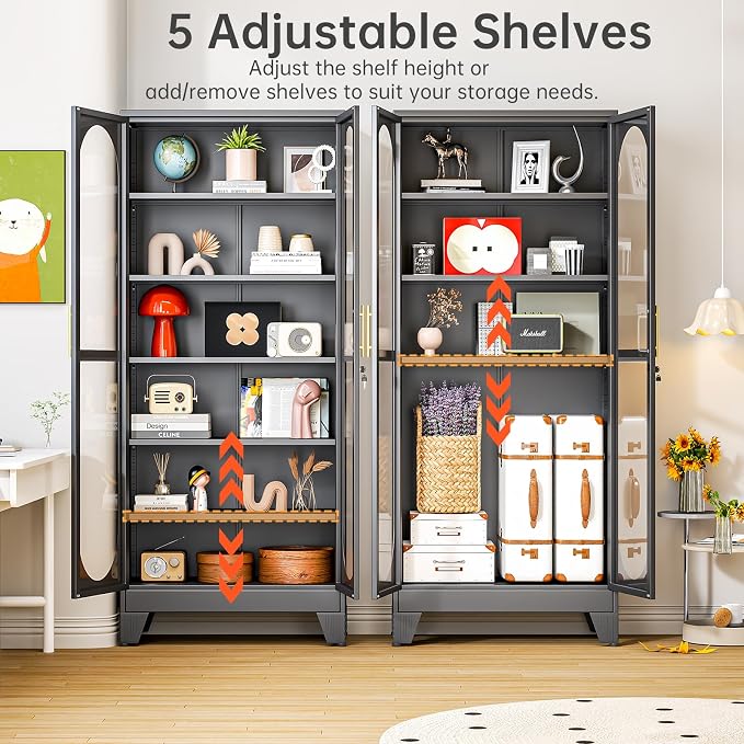 75" H Locking Display Cabinet - Image 7