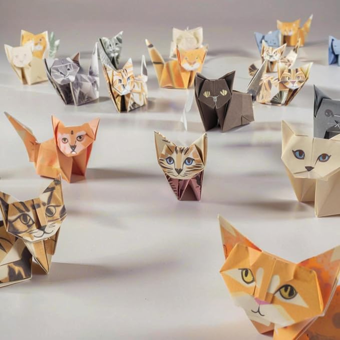 DIY Paper Cats Origami Kit, Fun Creative Art Project, Creative Handicraft Gift - Image 2