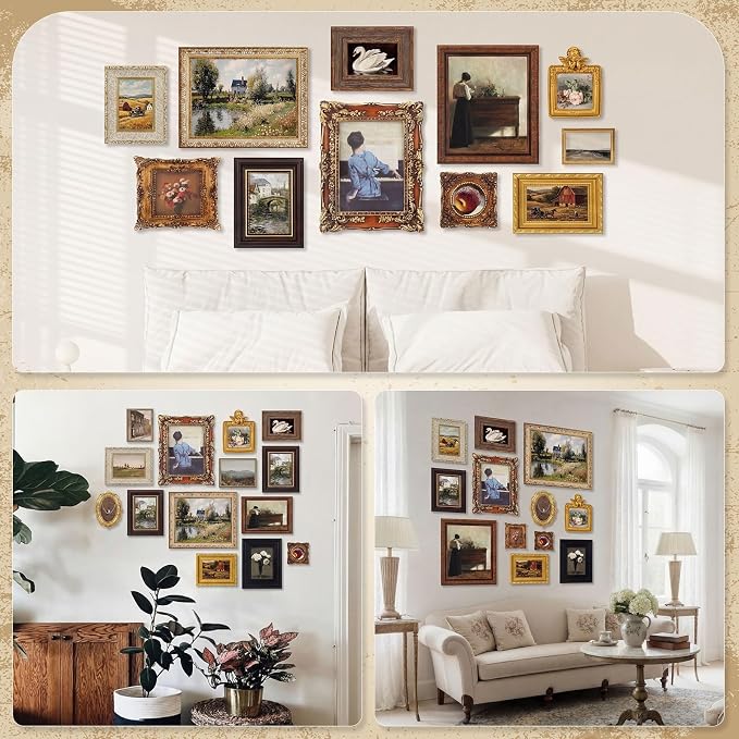 Mifoci 12 Pcs Gallery Vintage Frame Set - Image 6