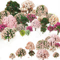 29pcs Mixed Model Trees, 1.5-4.8 inch, OrgMemory Fruit Trees, Ho Scale Trees by OrgMemory