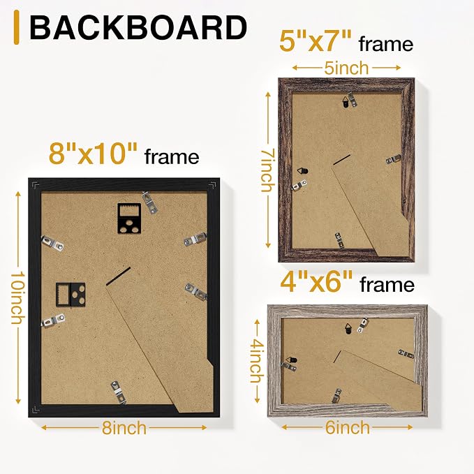 Vittanly 15 Pack Picture Frames Collage Wall Decor, Gallery Frame Set - Image 9