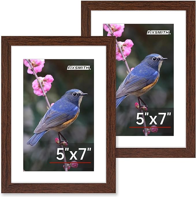 FIXSMITH 5x7 Picture Frame Set of 2, Photo Frame by FIXSMITH