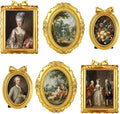 Vicenpal 6 Pcs Tiny Picture Ornate Frames 2.5 x 3.5, 4 x 6, 5 x 7 Inch Small by Vicenpal