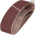 HARFINGTON 4 x 36 Inch Sanding Belts, 8 Pcs 80 Grits Aluminum Oxide Abrasive Belt Sander File Belt for Woodworking, Metal Polishing, Knife Sharpener