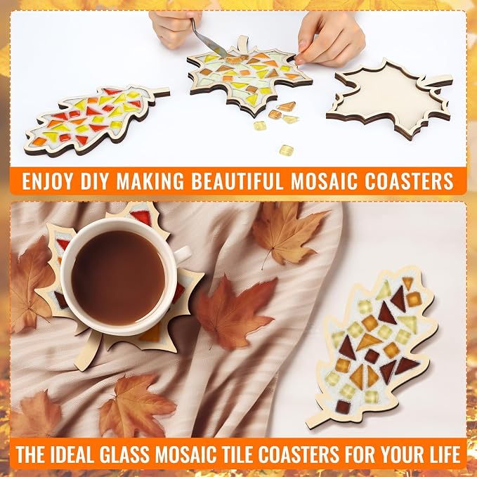 Honeydak 6 Sets DIY Glass Mosaic Tiles - Image 6