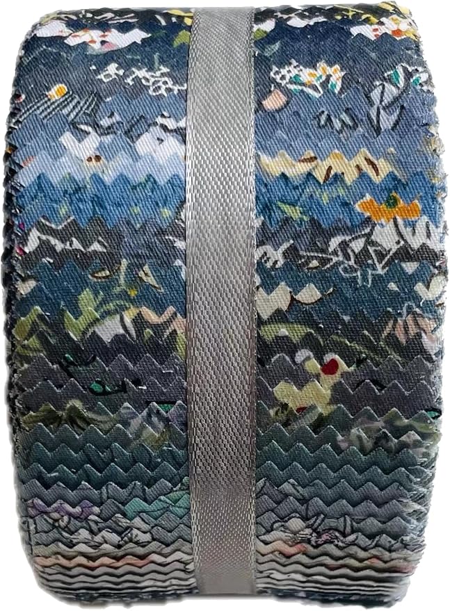 40 Strip Jelly Roll Fabric Strips - Image 6