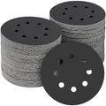 100PCS 5 inch Silicon Carbide Sanding Discs 1000 Grit, Wet Dry Orbital 5 Sander Hook and Loop Sandpaper Disc Ultra Fine Grit, Best for Metal,Automotive Precision Polishing