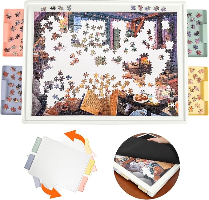 Playboda 1000 Pieces Rotating Plastic Puzzle Board by PLAYBODA
