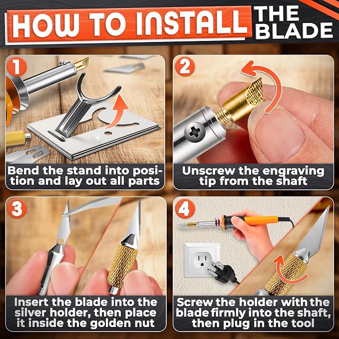 Hot Knife Plastic Cutter Tool Set; 30W Power Draw; 55 in Long Cable | Electric - Image 5