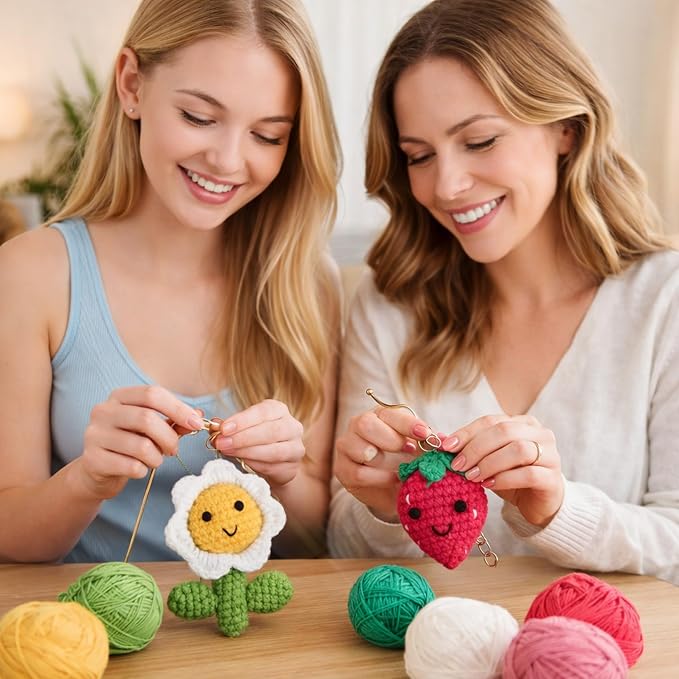 HOUSE CREATIVITY Crochet Keychain Kit - Image 6