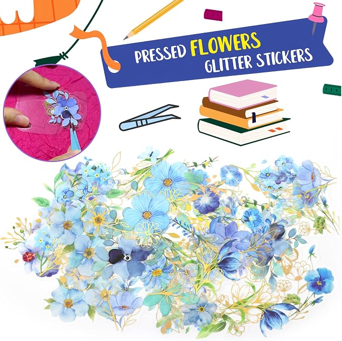 62 Pcs DIY Bookmark Kit, Sprout Book Mark Making Kit, Include Clear Bookmarks - Image 3