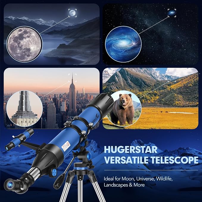 Telescope, Telescope for Adults High Powered, 90mm Aperture 800mm Professional - Image 7
