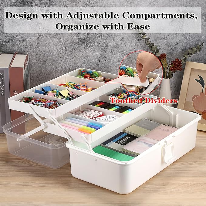 Tackle Box, 16-Inch Extra Large Art Storage Box - Image 7