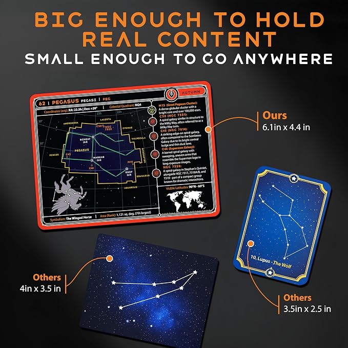 Stargazing Cards – Constellations | 88 Flashcards - Image 7