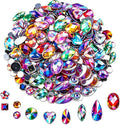 1000 Pcs Crystal AB Colorful Jewels Gems by KDCQAH