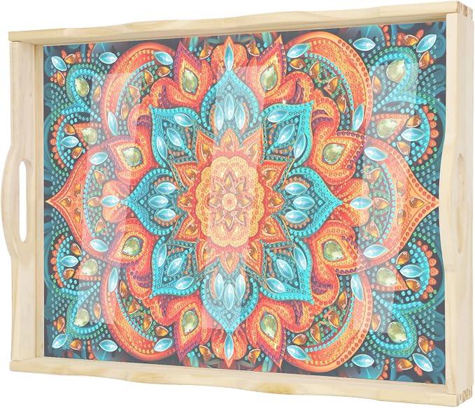 EWJRNSF Diamond Art Kits for Adults Wooden Serving Trays by EWJRNSFDiamondPainting