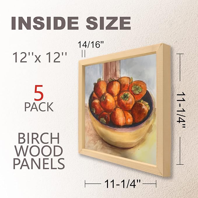 Cupohus Unfinished Birch Wood Boards Canvas - Image 7