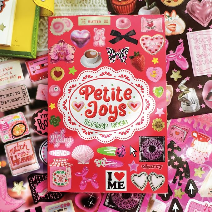 PRSTINCOL Sweetheart Vintage Style Sticker Book, 30 Pages of Aesthetic Stickers - Image 6