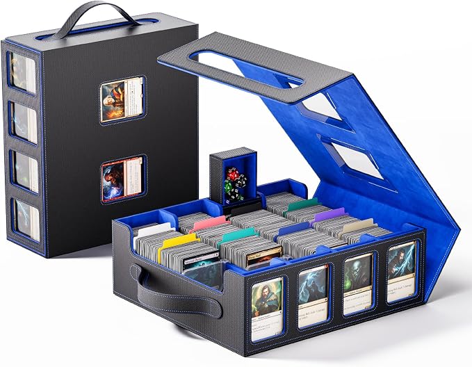 Trading Card Storage Box – 3500+ Magnetic MTG Deck Box by Dufvrpe