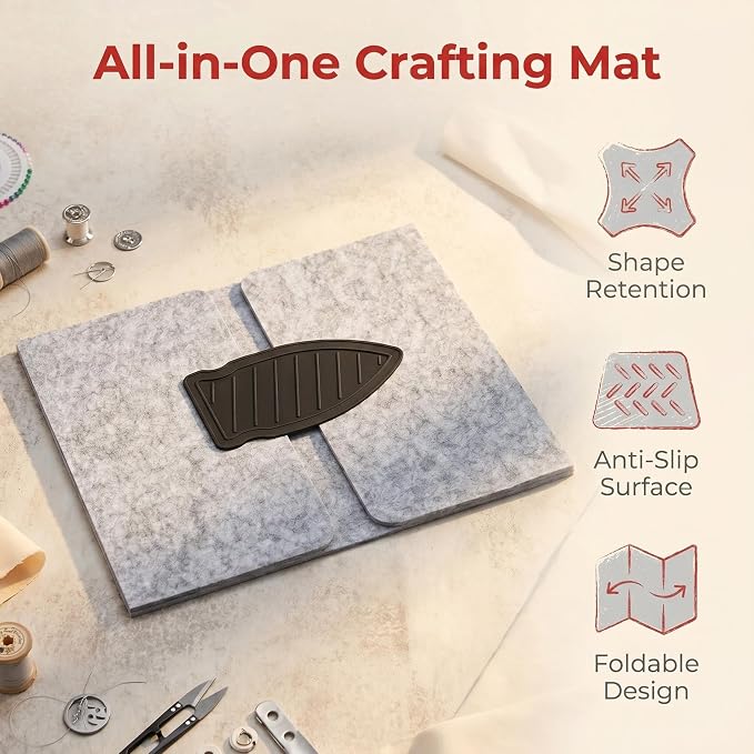 Wool Pressing Mat 36"x 17.8" 0.5 Inch Thick Ironing Board - Image 4