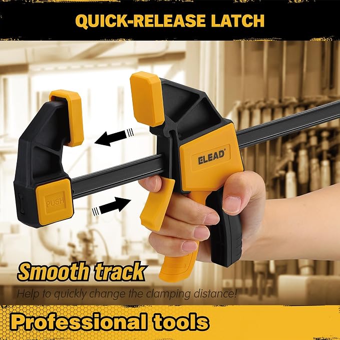 8-Piece Bar Clamps for Woodworking - Image 7