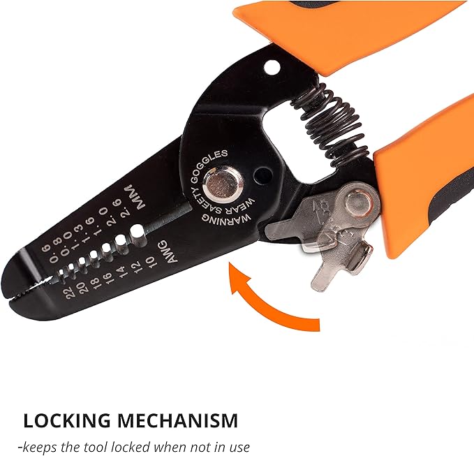 Wirefy Wire Stripper and Cutter - Wire Stripping Tool for Solid and Stranded Wires 22-10 AWG