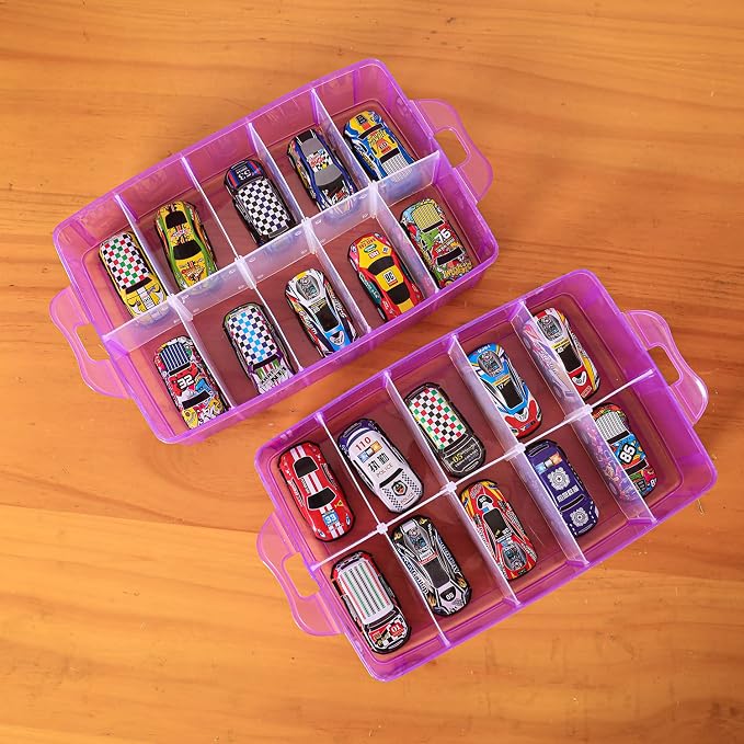 Sooyee 7 Layers Stackable Storage Container, 70 Adjustable Compartments - Image 4