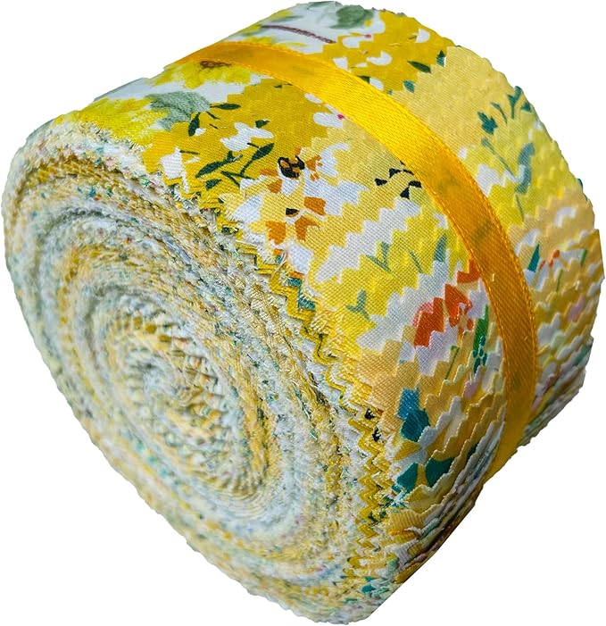 40 Strip Jelly Roll Fabric Strips - Image 3
