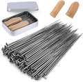 Felting Needles, 36 Gauge Needle Felt Supplies, Needle Felting Starter Kit by Fadoub