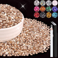8000PCS 3mm Resin Rhinestones Bulk by BELLEBOOST