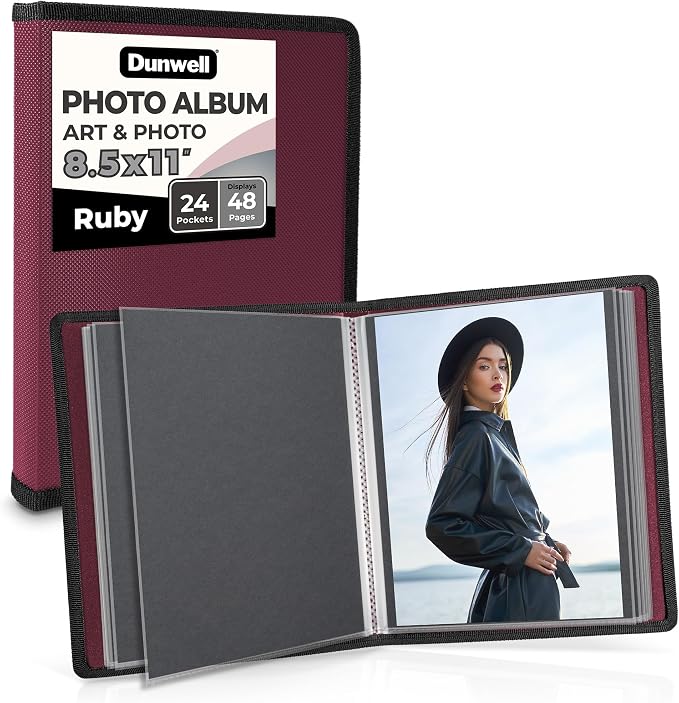Dunwell Art Portfolio 8.5x11 Folder, Portfolio Binder by Dunwell